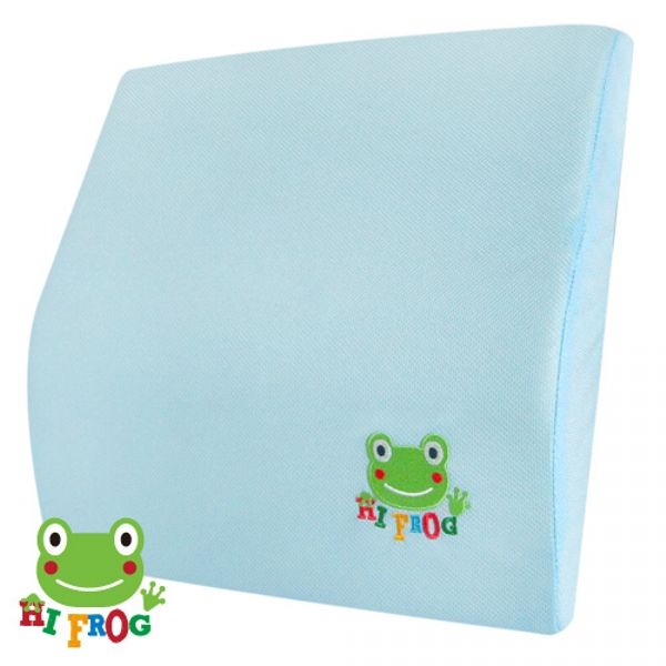 【Hifrog】台灣製造高密度記憶腰靠枕-3M防蹣抗菌枕套